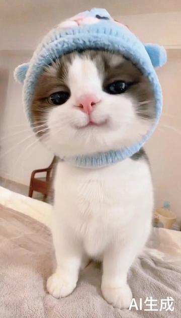 要否定猫咪的努力吗 #萌猫来袭